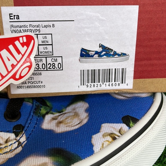 Vans Era Romantic Floral Lapis Blue / True White Men’s sneakers - Picture 16 of 16